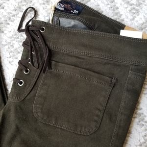 Hollister Jean Leggings Olive Pants Size 3